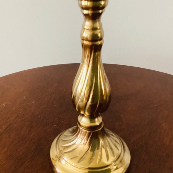 Vintage Brass Candlestick, Brass candleholder, Vintage Candlestick - Picture 3 of 5